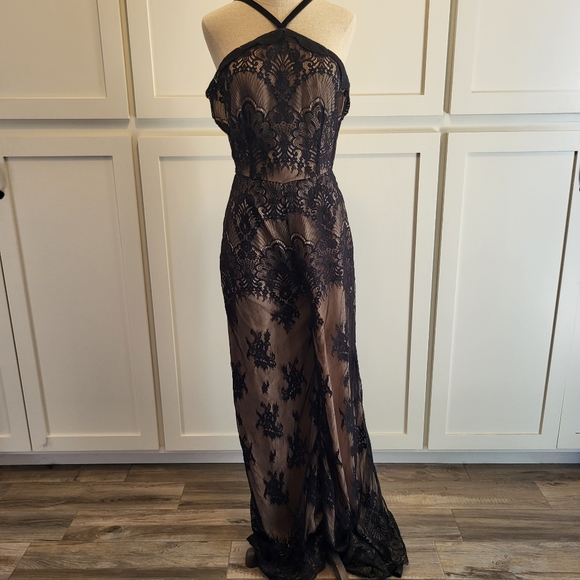 Revolve Majorelle black lace pants suite size medium - Picture 3 of 12